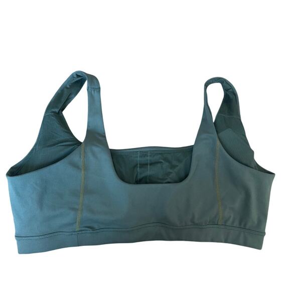 J.Crew | Green CloudStretch Scoop Neck Sports Bra | Size XL - Picture 5 of 8